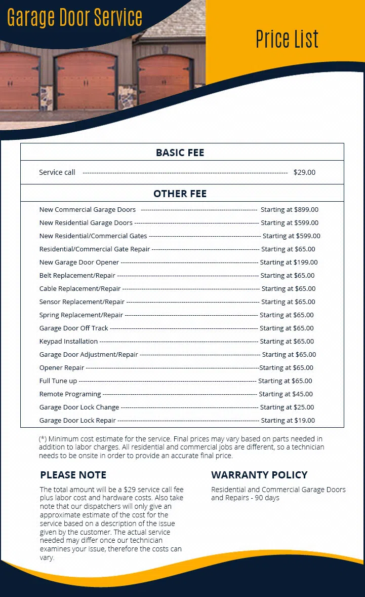 Global Garage Door Service Venus, TX 469-267-6751